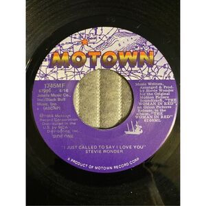 Vintage 1984  Motown Stevie wonder vinyl
